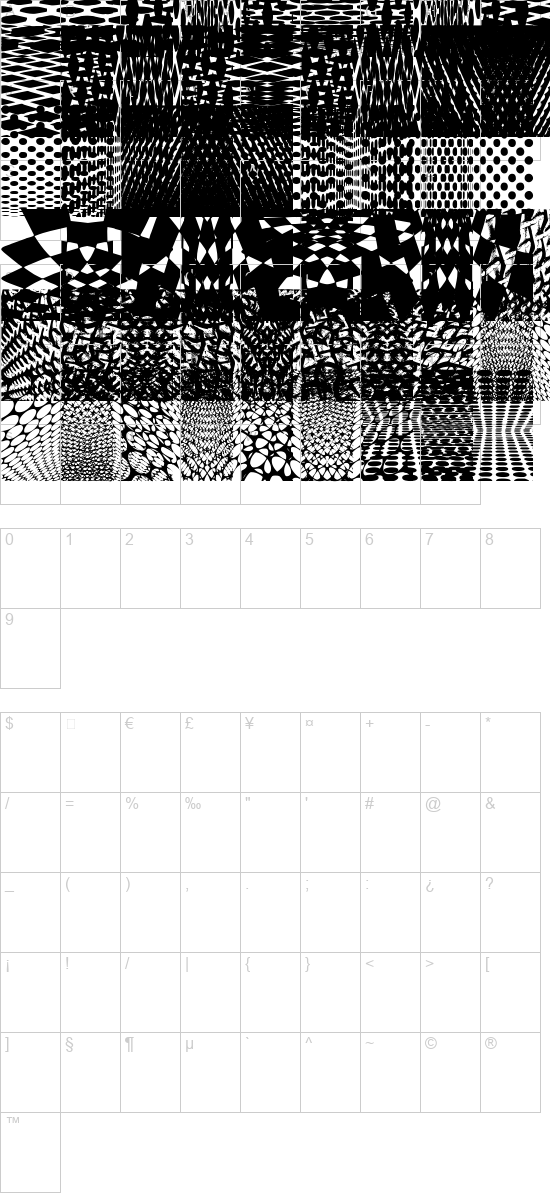 character map