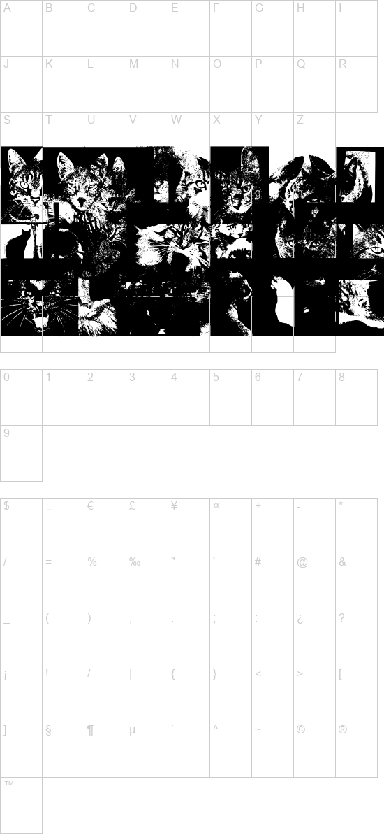 character map