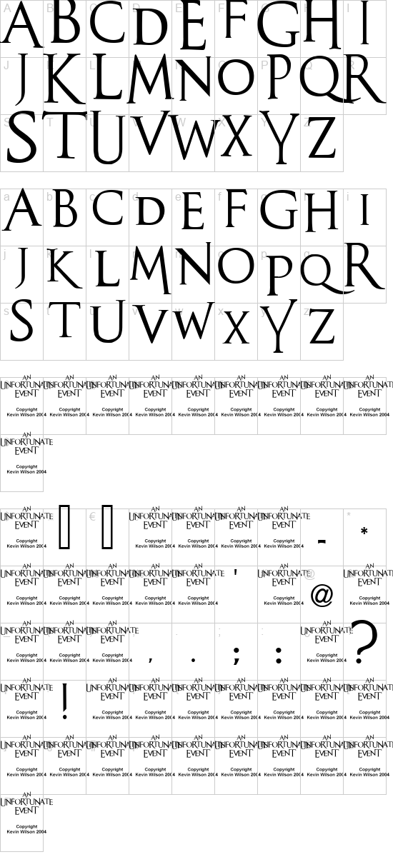 character map