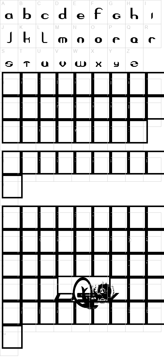 character map